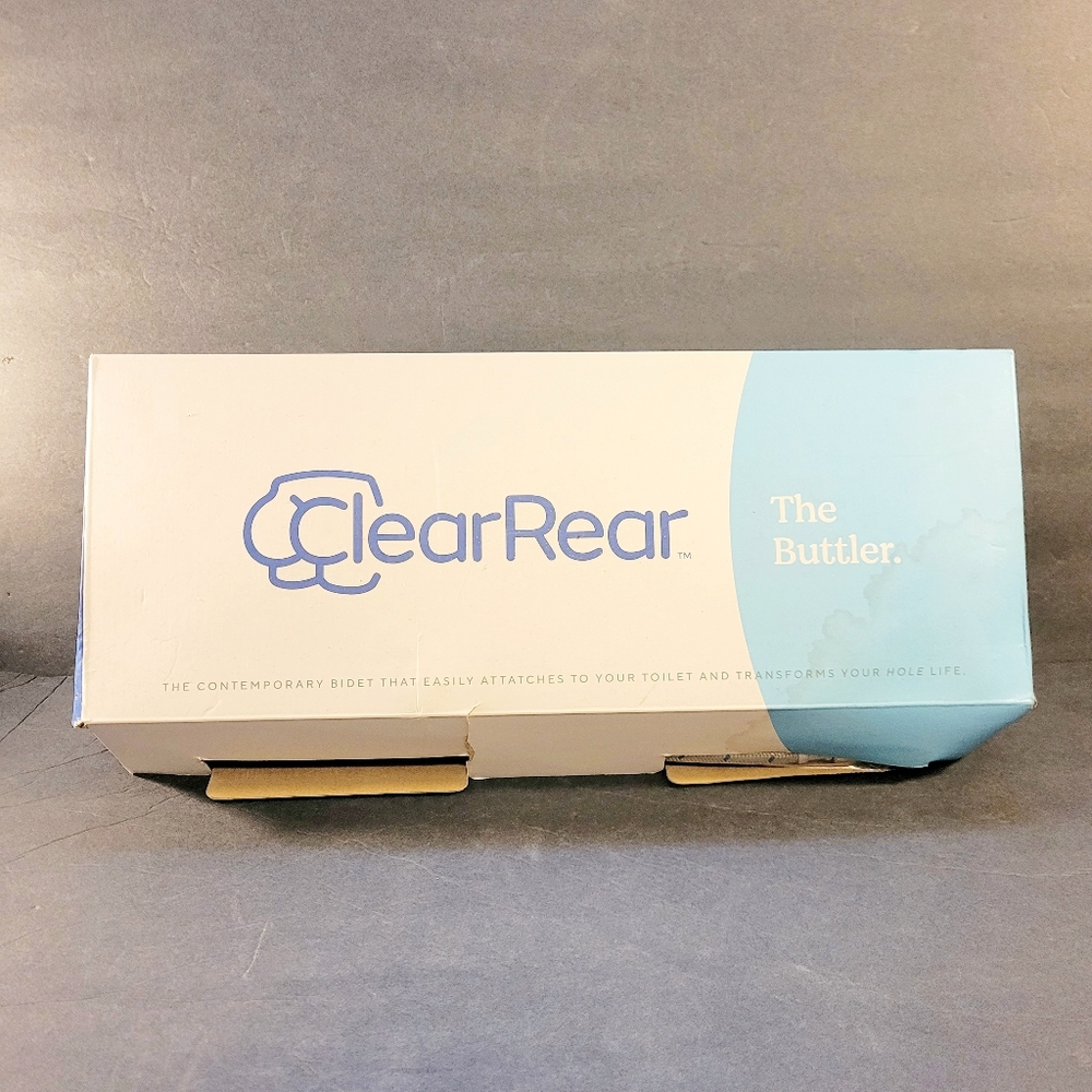 Clear Rear Bidet The Buttler Bidget New Damaged Box